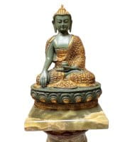 Buddha Figur Bronze Nepal 31cm groß