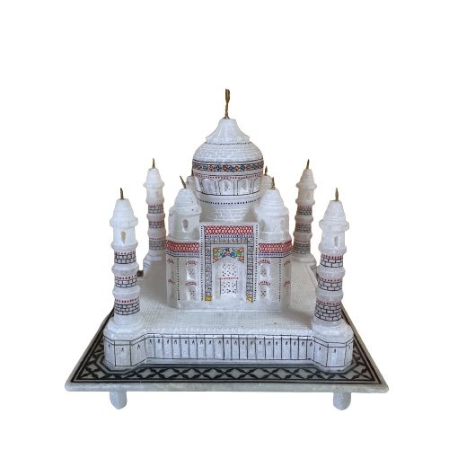 Taj Mahal aus weißem Marmor Stein