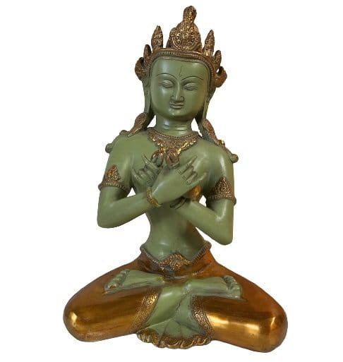 Vajradhara Buddha Figur aus Bronze, Nepal