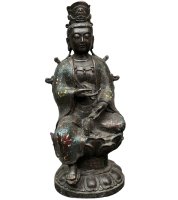 Buddha Bronze Figur Cloisonne - China Bodhisattva