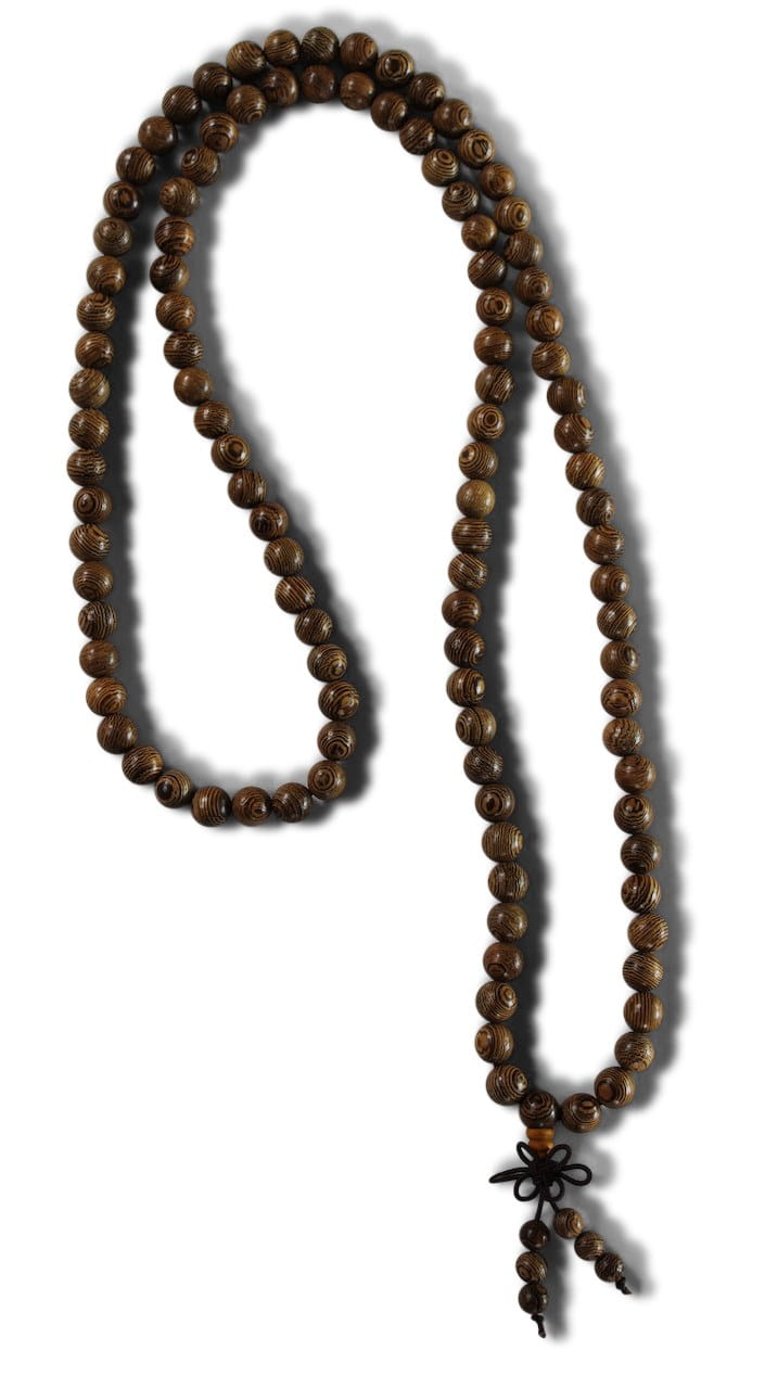 Buddhistische Handmala Gebetskette Tamarindenholz Perlen Armband AsienLifeStyle 
