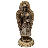 Buddha Figur Bronze mit Schutz Geste