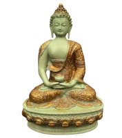 Amitabha Buddha Figur - Bronze - Nepal 32,5cm groß