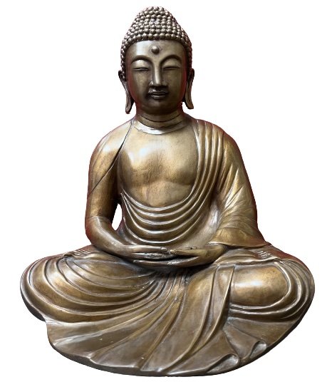 Kamakura Buddha Figur Bronze - Daibutsu Skulptur