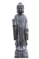 Garten Buddha Figur 92cm groß aus Naturstein