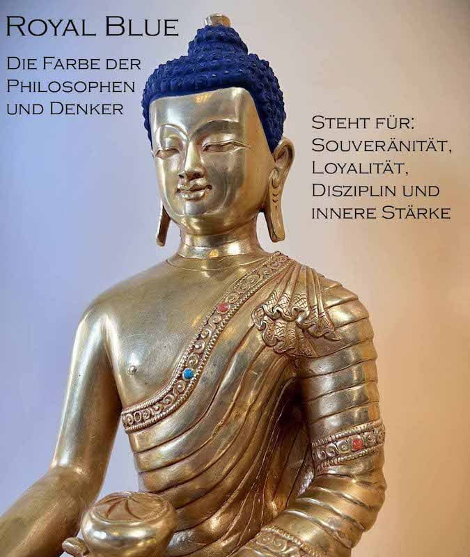 Wie sieht der 24 Karat feuervergoldete Buddha wohl von vorne aus?