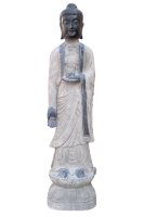 Große Buddha Garten Skulptur Naturstein - 120cm