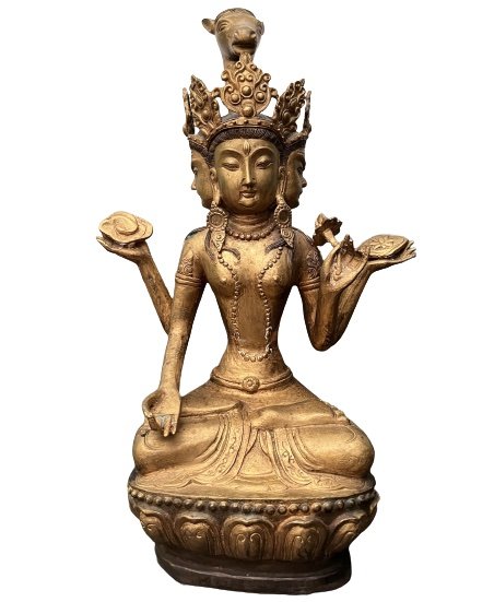 Hayagriva Buddha Figur Bronze