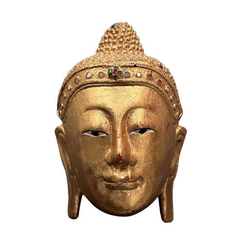 Buddha Gold Kopf Maske Thailand