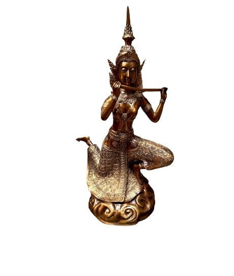 Thailändischer Tempelwächter Teppanom Bronze Figur