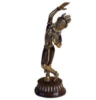 Mayadevi Figur Bronze (20,5cm) Mutter des Gautama Buddha - vergoldet