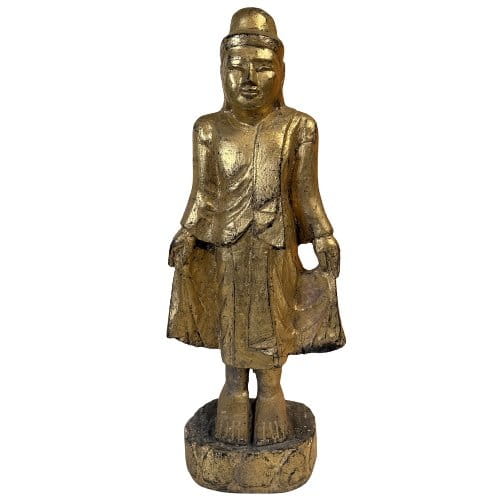 Holz Buddha Figur (61cm) Burma - Nachlass