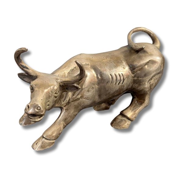 Büffel Bronze Figur (19cm) - chinesisches Tierkreiszeichen 2021
