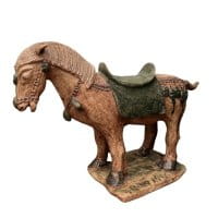 Terrakotta Tang Pferd (49cm) China Ton Figur
