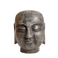 Buddhistischer Mönch Ananda Kopf Naturstein