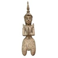 Thailändischer Tempelwächter Teppanom Holz Skulptur 68cm